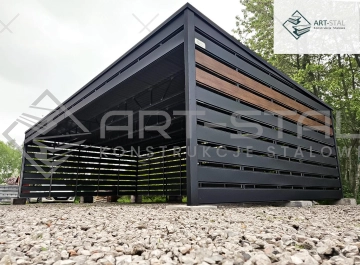 Wiata dwustanowiskowa