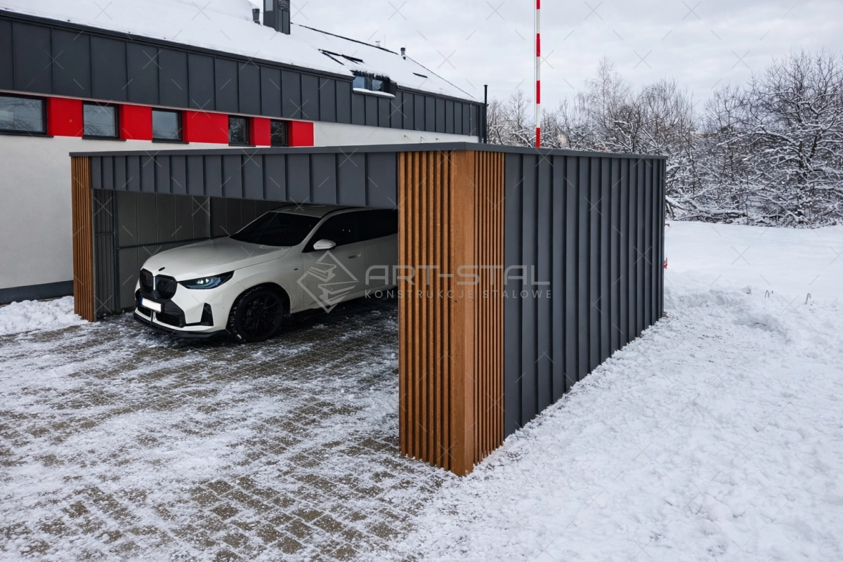 NOWOŚĆ! WIATA POKRYTA BLACHĄ NA RĄBEK