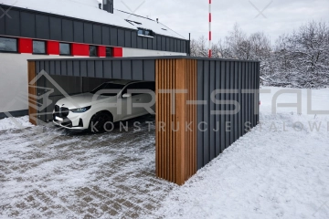 NOWOŚĆ! WIATA POKRYTA BLACHĄ NA RĄBEK